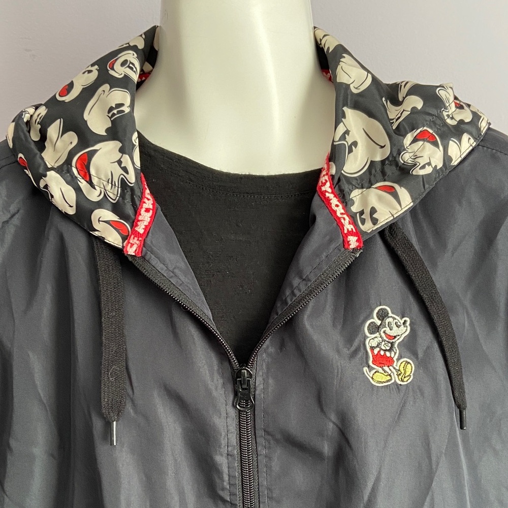 Mickey Mouse Black Hooded light weight Jacket